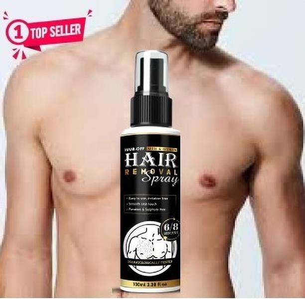 GLAMITY Hair Removal Spray Cream - For Chest, Back, Legs & Under Arms Spray 1.14 Spray