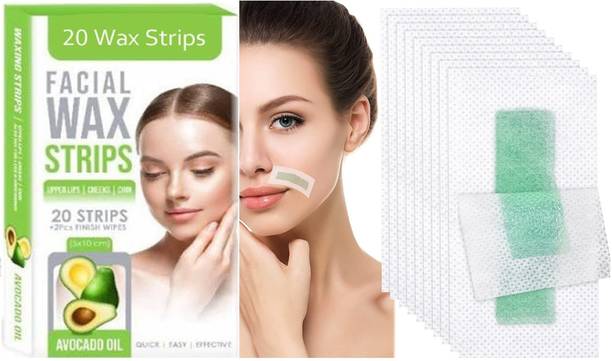 YAWI Easy To Use Facial & Body Hair Removal wax strips Strips