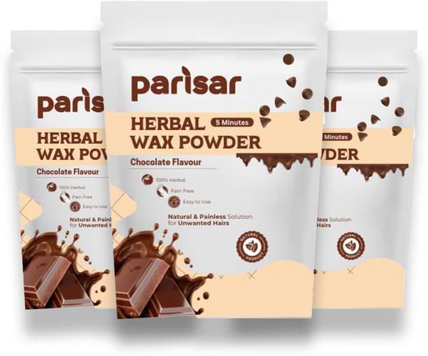 PARISAR PHARMA Full Body Wax Painless Herbal Chocolate Wax Powder for Hair Removal E at home Powder