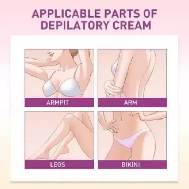 Glamezone Hair Removal Quick Hair Remover Thighs Armpit Private Parts Hair Spray