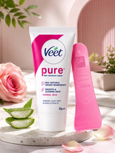 Veet Hair Removal Cream with Aloe Vera & Rose Extracts for Normal Skin Cream