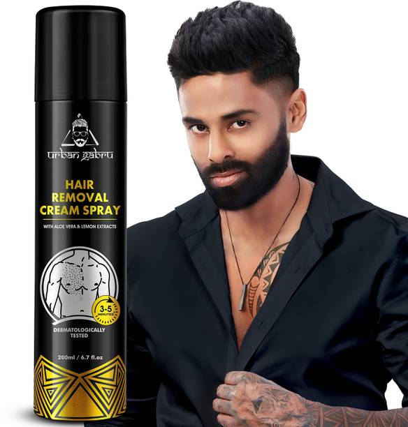 urbangabru Hair Removal Cream for Men | Painless Body Removal Spray