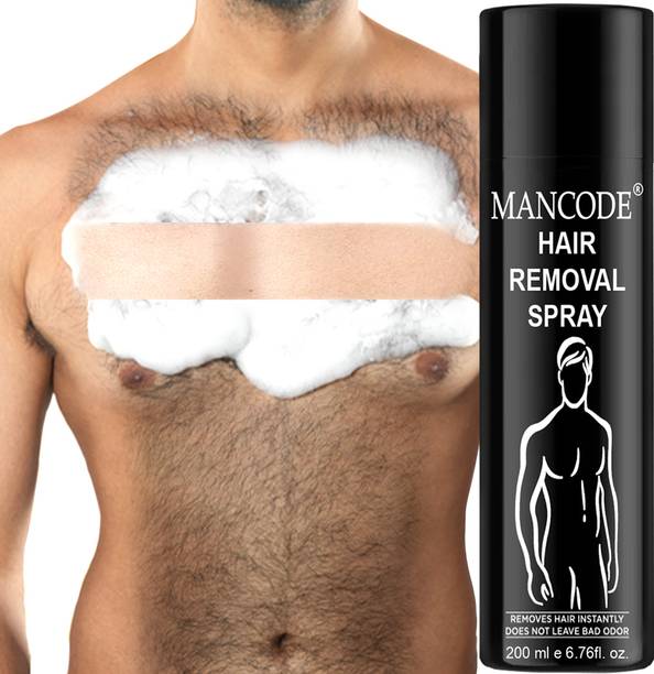 MANCODE Hair Removal Cream for Men Chest, Back, Legs, Under Arms Spray