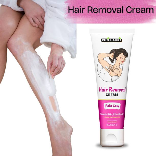Phillauri Hair Removal Cream For Hands, Legs, Chest, Private Part, Natural & Safe Skin Cream