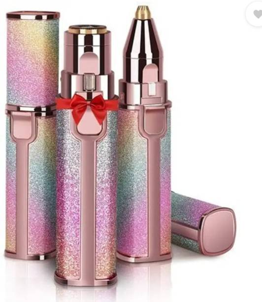 MACVL5 2 in 1 USB Charging Eyebrow Trimmer, Face,Upper Lips, Nose Hair Removal Trimmer with Led Light, Face/Facial Hair Remover for Women Cordless Epilator