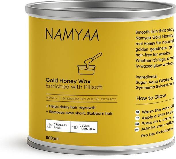 नम्या Gold Honey Wax| Painless Wax| Suitable For All Skin Types Pack of 1