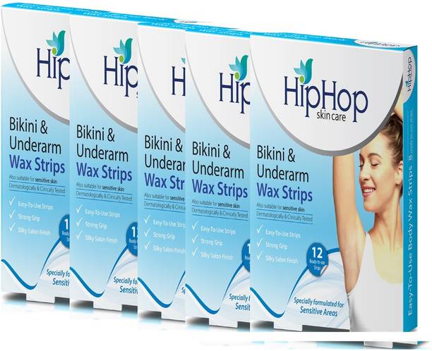 HipHop Skincare Bikini Underarm Wax Strips with Argan Oil Strips Wax