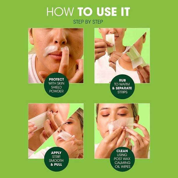 Jiwoo GENTLE CLEAN BIKINI FACE HAND ARM LEG HAIR REMOVAL PAPER Strips