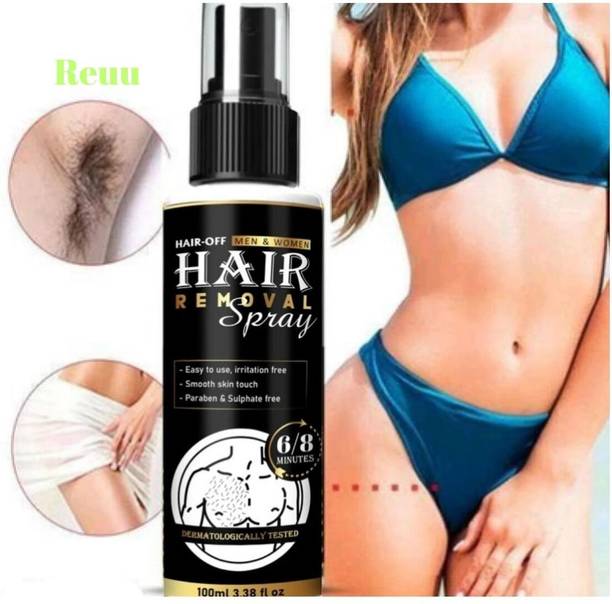 Reuu FU Body Hair Removal Spray Cream - For Chest, Back, Legs & Under Arms Spray Spray