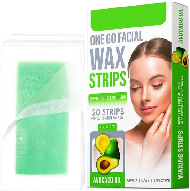 MYEONG Cold Waxing Strip Eyebrows Face Upper Lip Chin Facial Wax Strips Strips