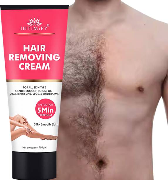 INTIMIFY Hair Removal Cream for Men, Suitable for Arms, Underarms, Legs, Private Part Cream