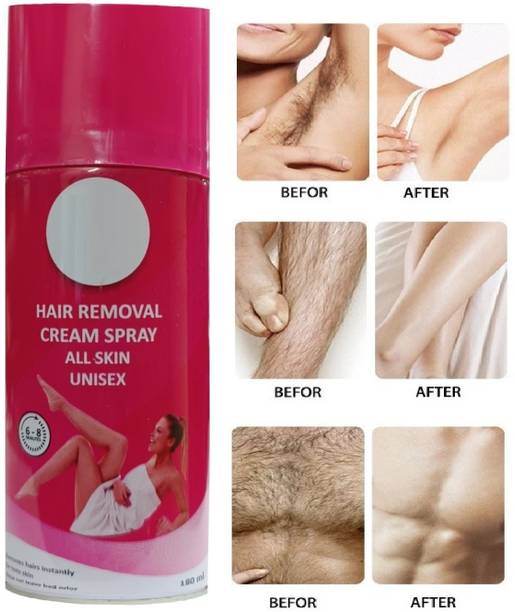 THTC Best Hair Remover Spray Chest, Back, Armpits, Legs & Intimate Area Spray