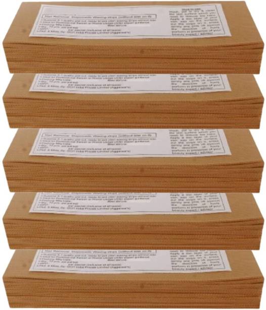 JACKENS Waxing Strips Plain Disposable Brown Color Wax Strips Easy & Safe Strips Strips