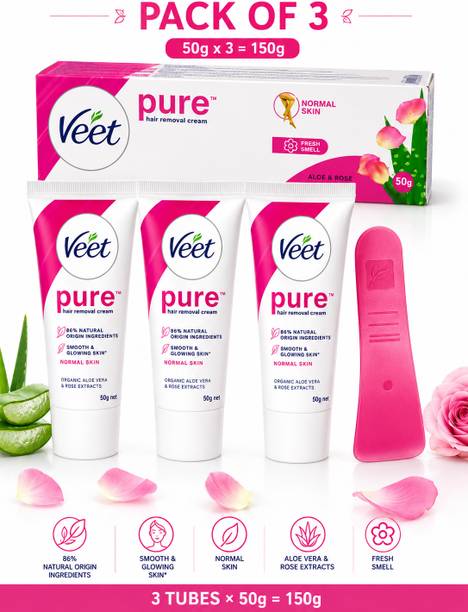 Veet Pure Hair Removal Cream Triple Pack Cream