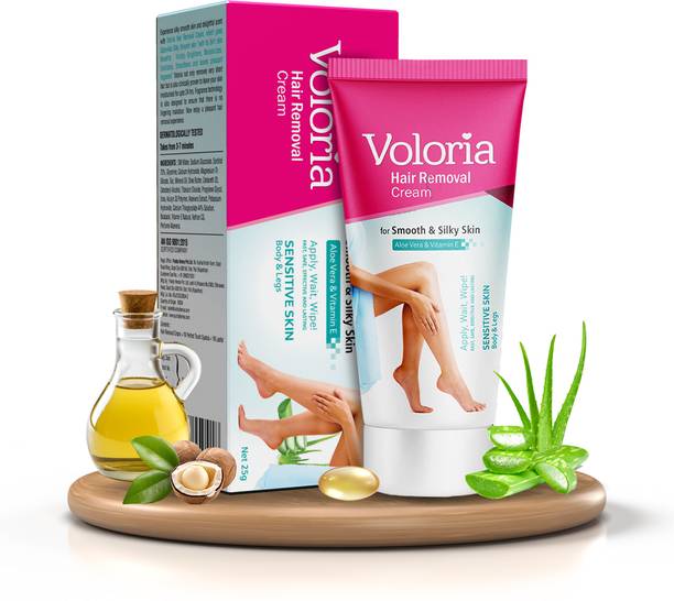 Voloria Hair Removal Cream for Sensitive Skin 25gm each(pack of 3) Cream