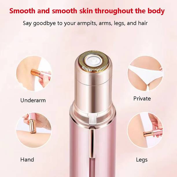 UBRONIK Flawless Mini Facial Hair Trimmer Gentle & Qu...