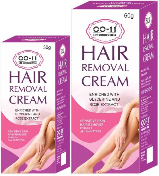 OO11 Rose Hair Removal Cream 60g +30g pack Cream Price in India