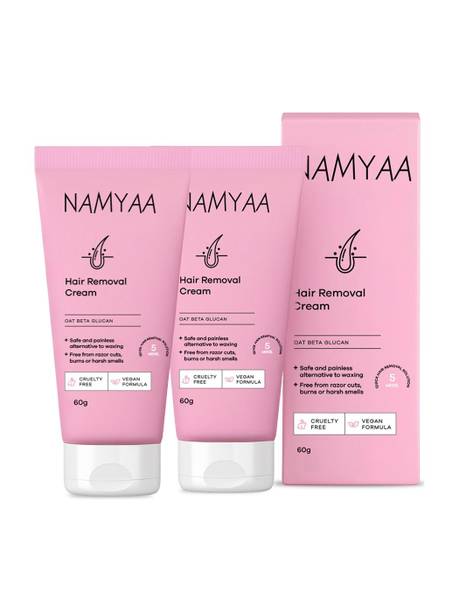 Namyaa Hair Removing Cream for Intimate Skin with After Wax Soothing Serum Cream