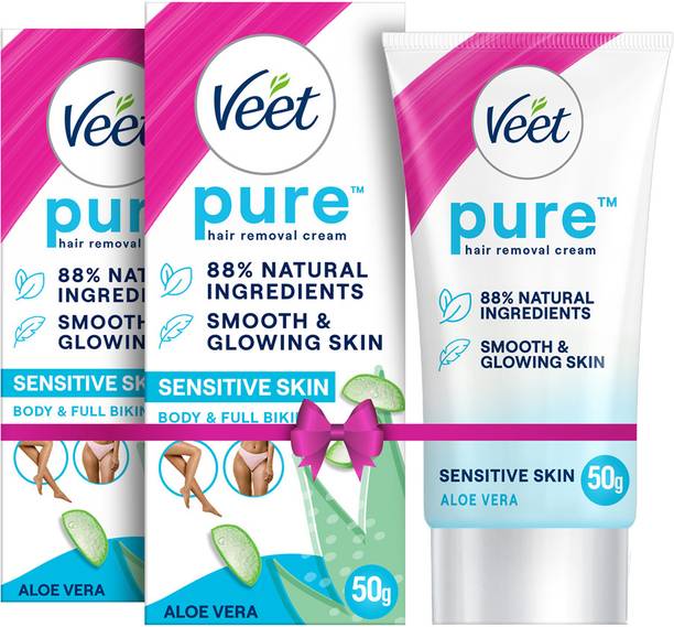 वीत Pure Hair Removal - Sensitive Skin Cream 50g,Set Of 2 क्रीम