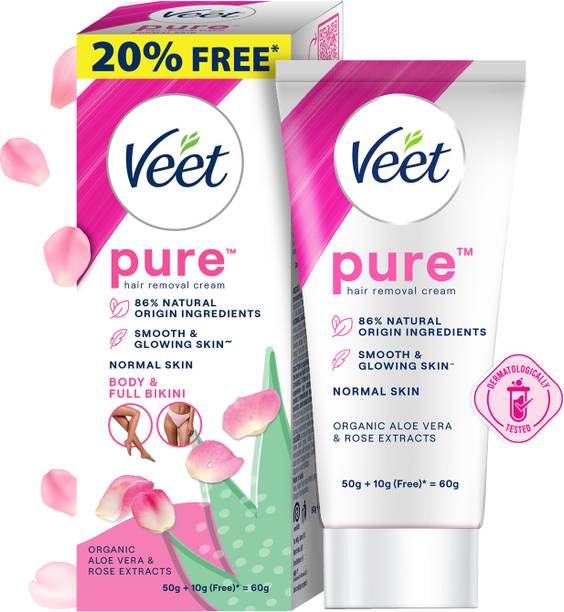 Veet Hair Removal Cream for Women, Normal Skin, For Legs, Underarms, Bikini, Arms Cream