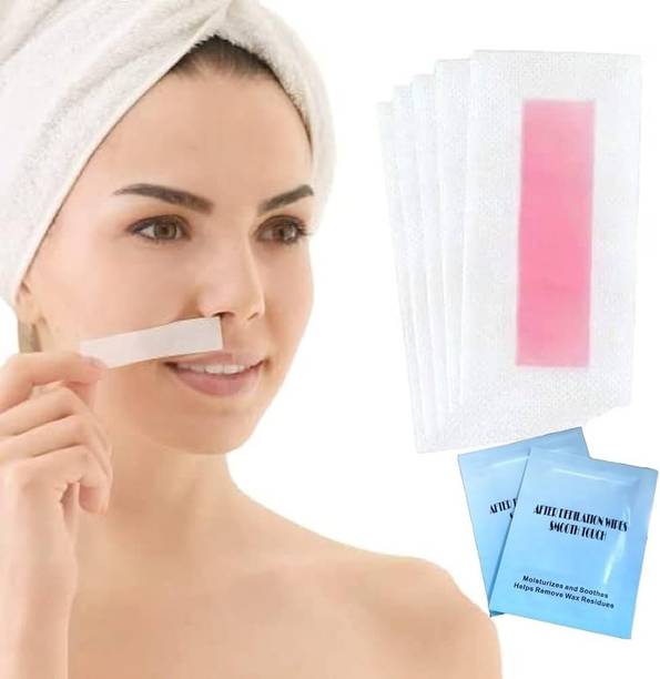HUZURLU Underarm Instant Wax Strip Paper facial wax strips Strips-PINK Wax