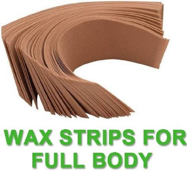 JANOST Brown Wax Strips Hair Remover for Smooth Waxing Strips