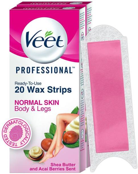 Veet Professional Waxing Kit for Normal Skin Strips