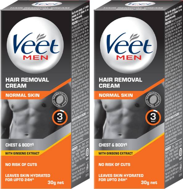 Veet Men Hair Removal - Normal Skin Cream50g,Set Of 2 Cream
