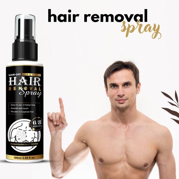 GLAMITY Hair Removal Spray Cream - For Chest, Back, Legs & Under Arms Spray 1.11 Spray