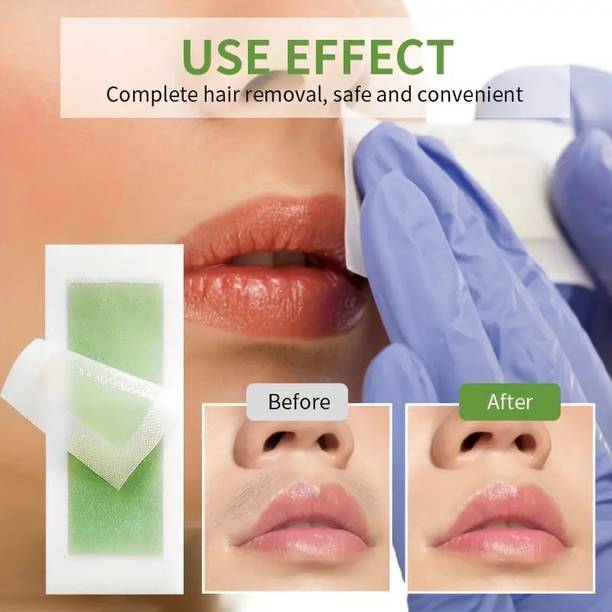 manasona Facial Wax Strips, Painless Hair Removal Paper, Quickly Strips