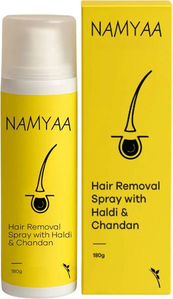 Namyaa Haldi Chandan Hair Removal Cream Spray | Painless Body Hair Removal Spray
