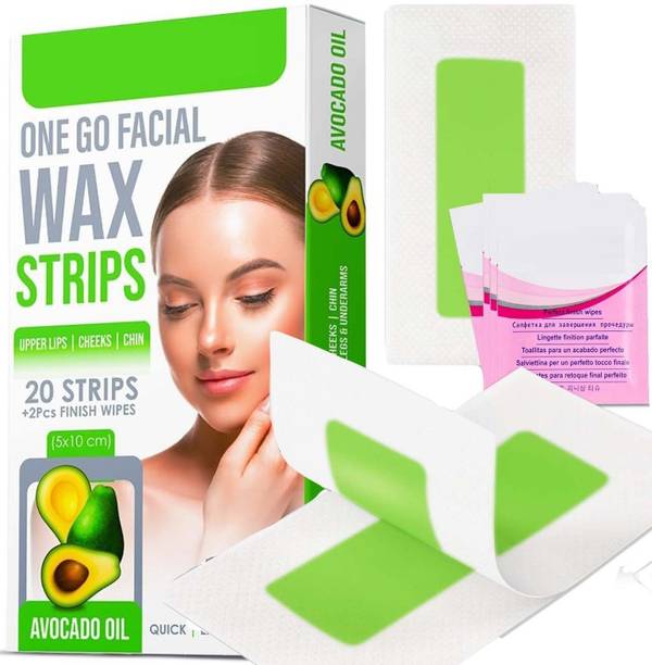 manasona Paper Facial Wax Hair Remover Strips For All Small & Mini Hairs Strips
