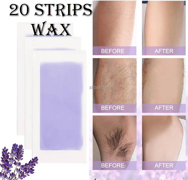 ADJD FACIAL WAX STRIPS LAVENDER Strips