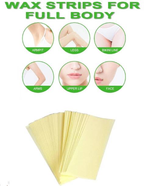 JANOST Wax Strips For Full Body Hair Removal 100 Pieces Strips