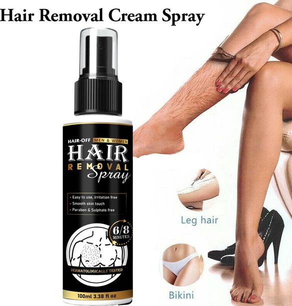 GLAMITY Hair Removal Spray Painless Body for Chest, Back, Legs & Arms Spray 11 Spray