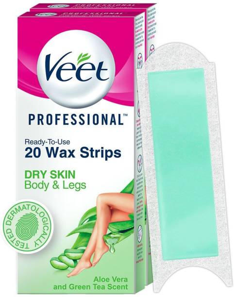 Veet Professional Waxing Kit for Dry Skin Strips