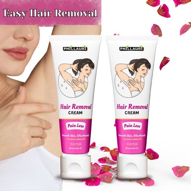 Phillauri Hair Removal Wax Cream | For Face, Eyebrow, Back, Bikini Area, Underarms Cream