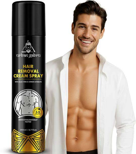 urbangabru Hair Removal Cream Spray With Aloevera & Lemon Extracts Spray