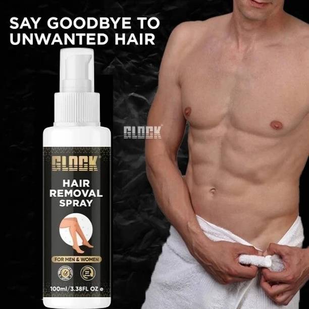 Glock Hair Removal for Men&Womens Hand,Chest,Back,Legs,Under Arms,Painless Removal Spray