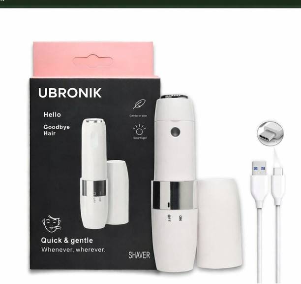 UBRONIK USB Rechargeable Facial Hair Remover for Women ...
