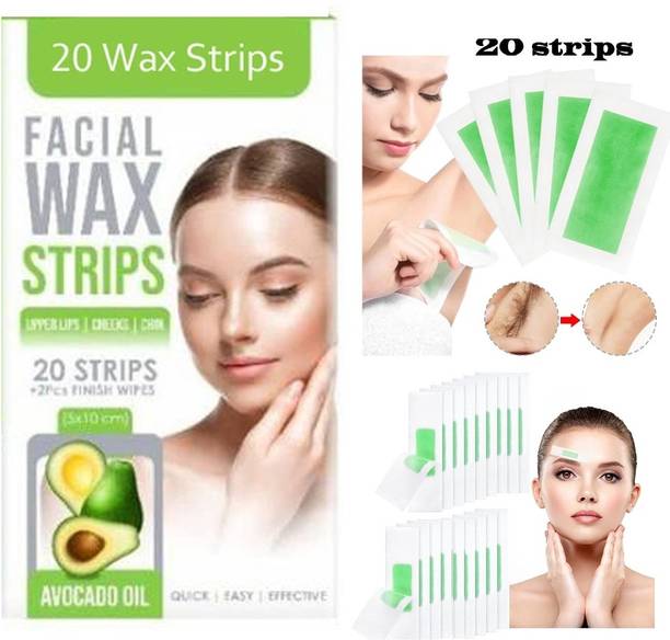 HUZURLU Wax Strips Disposable Waxing Strips Hair Removal Wax Strip Paper Strips Strips