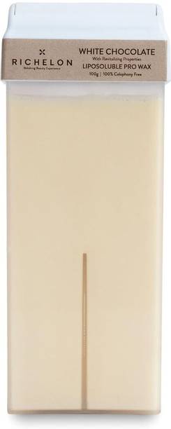 RICHELON White Chocolate Liposoluble Cartridge Wax| Energizes & Revitalizes | Roll-On Wax Wax (100 g)