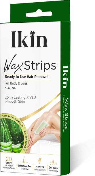 Ikin Wax Strip with Goodness of Aloe Vera Extract For Dry Skin Wax