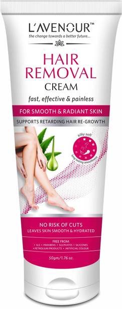 L'avenour Hair Removal Cream For Women, Arms, Underarms, Legs & Bikini Line Hair Remover Cream