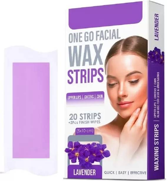 EVERERIN New Wax Strips for Facial Hair Removal for Women Face, for Upper Lip/Cheek Hair Strips