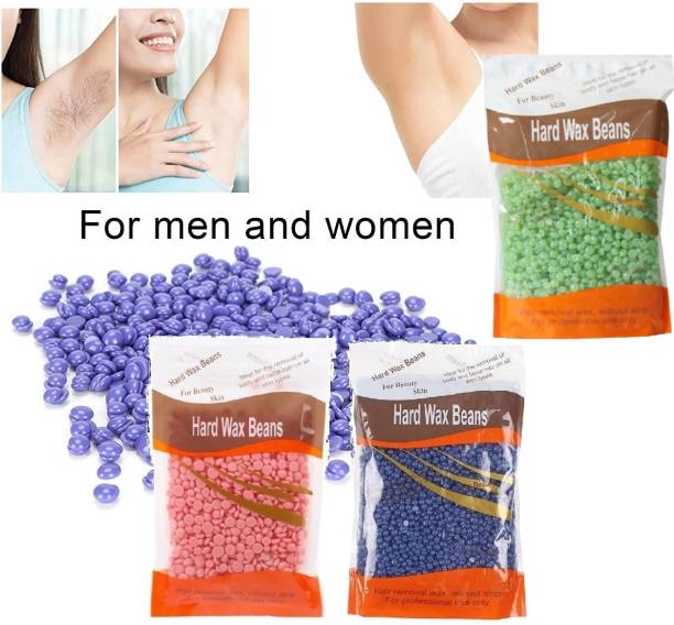 Herrlich BEST QUALITY PAINLESS BEANS HARD WAX BEST FOR HAIR REMOVAL Wax Price in India