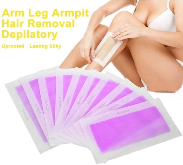 AFARAXIA Waxing Strips for Hair Removal Easy & Safe Wax Strips Paper Strips Strips