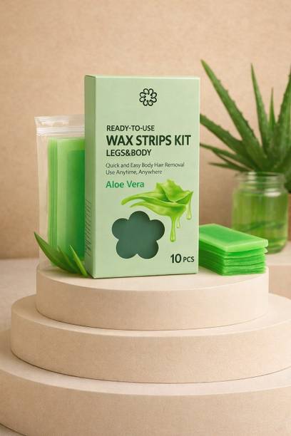 Viva Beauty Waxing Stripes Kit Alovera cooling a womens Strips