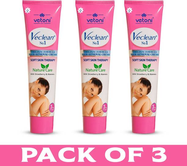 VETONI Veclean No.1 Hair Removal Strawberry & Aloe Vera for Women Cream