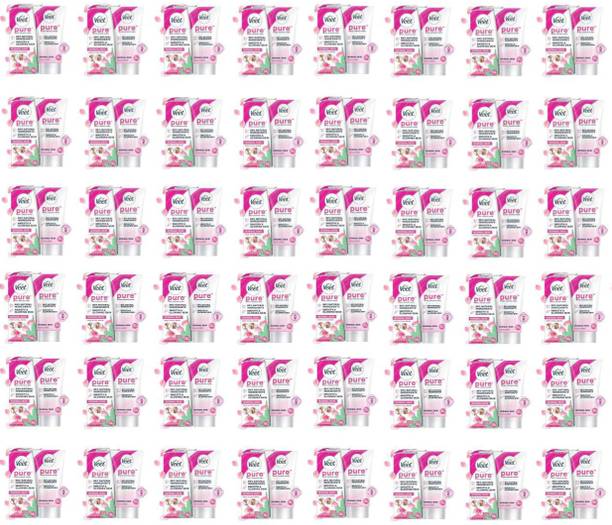 Veet Pure Hair Removal Cream for Normal Skin 50g-Pack of 48 Cream